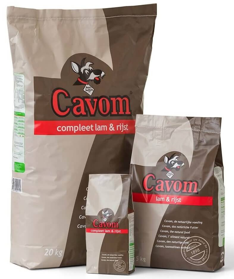 Cavom Complet Agneau Riz pour Chien