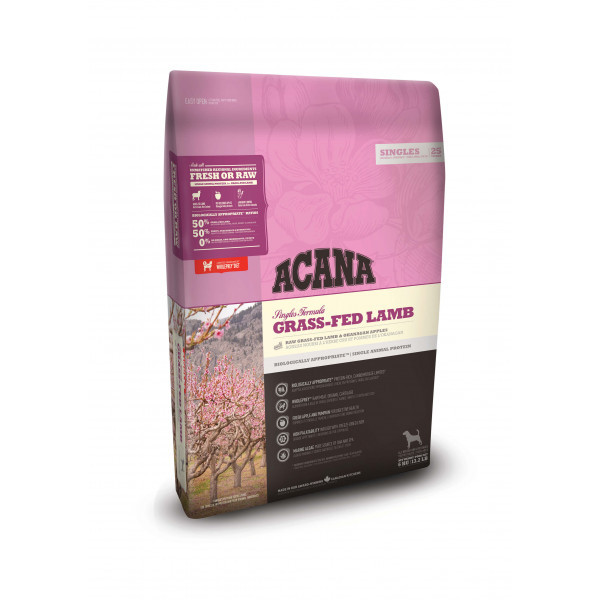 Acana Singles Grass Fed Lamm Hundefutter