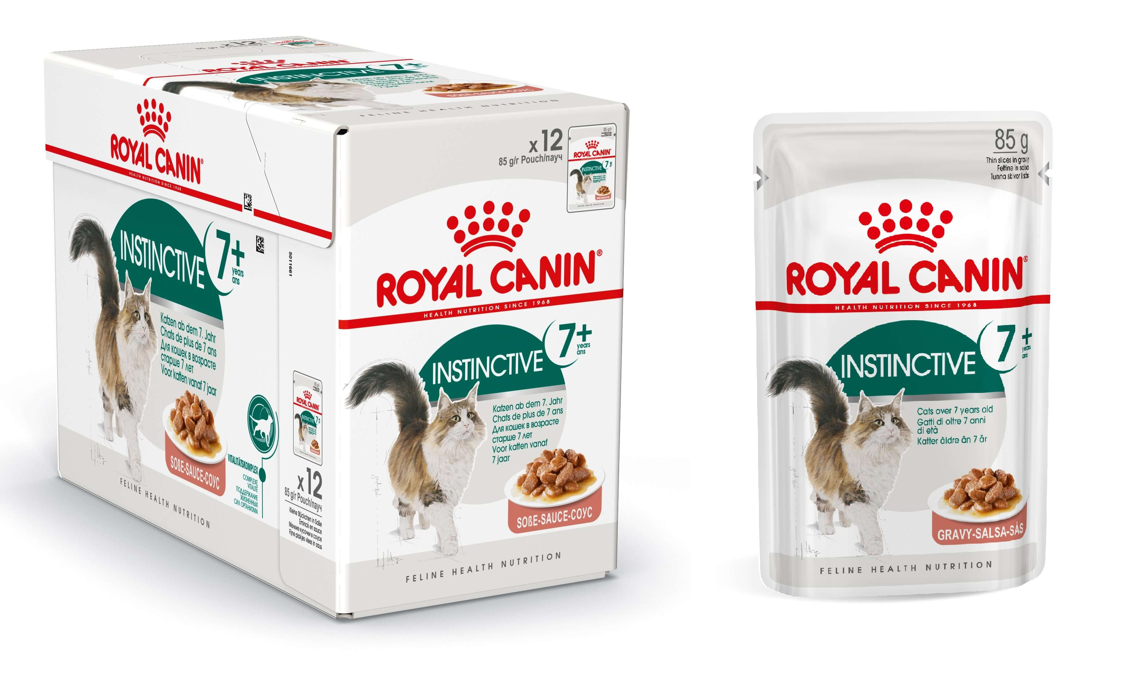 Royal Canin Instinctive 7+ Katzenfutter in Soße 12x