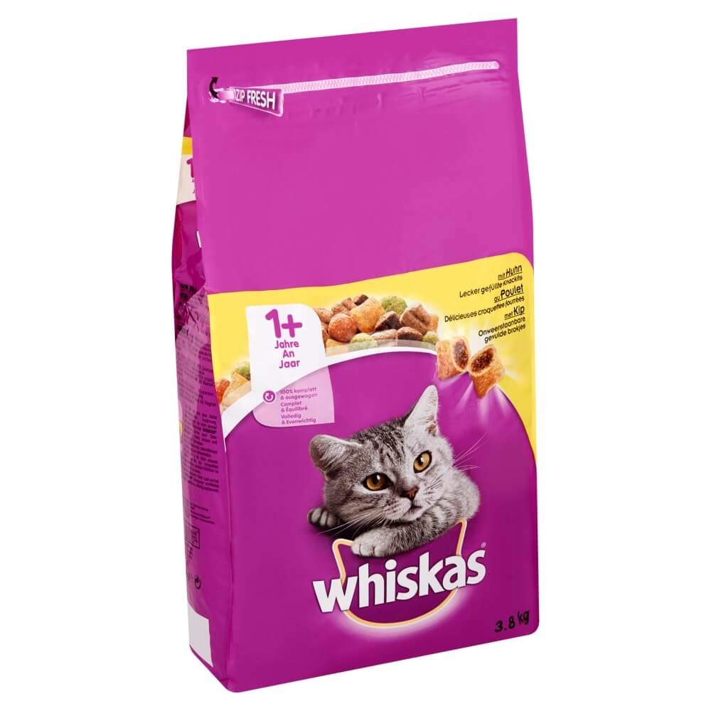 Whiskas Adult 1+ au poulet pour chat