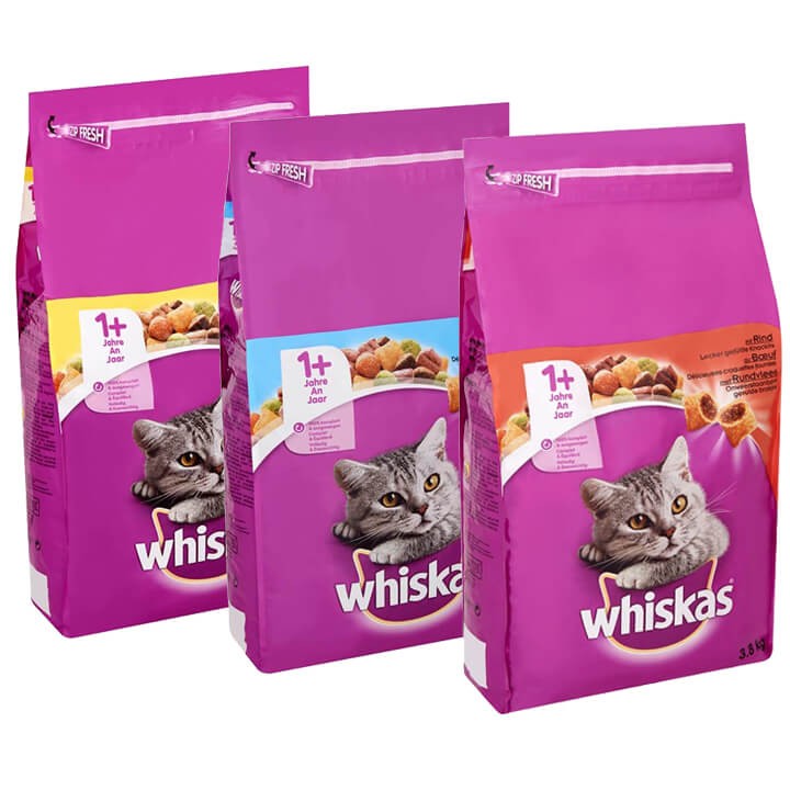 Whiskas Adult 1+ Kombipackung Katzenfutter