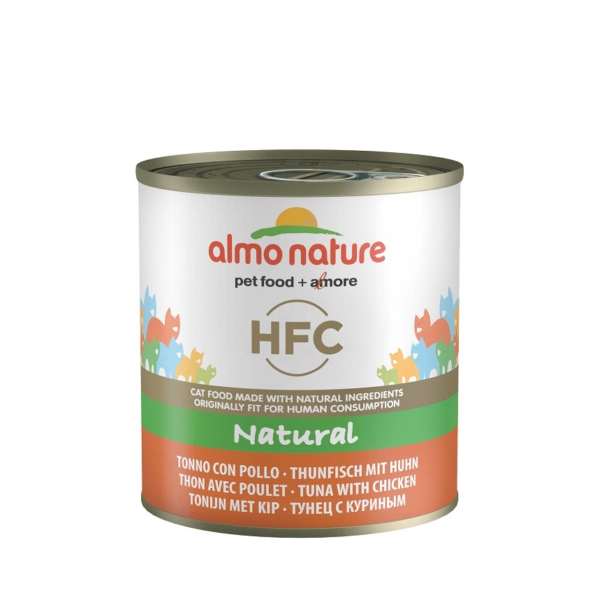 Almo Nature HFC Natural Thunfisch und Huhn Katzen-Nassfutter (280 g)