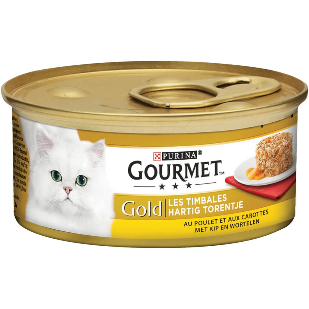 Gourmet Gold Tourelle Poulet et carotte chat