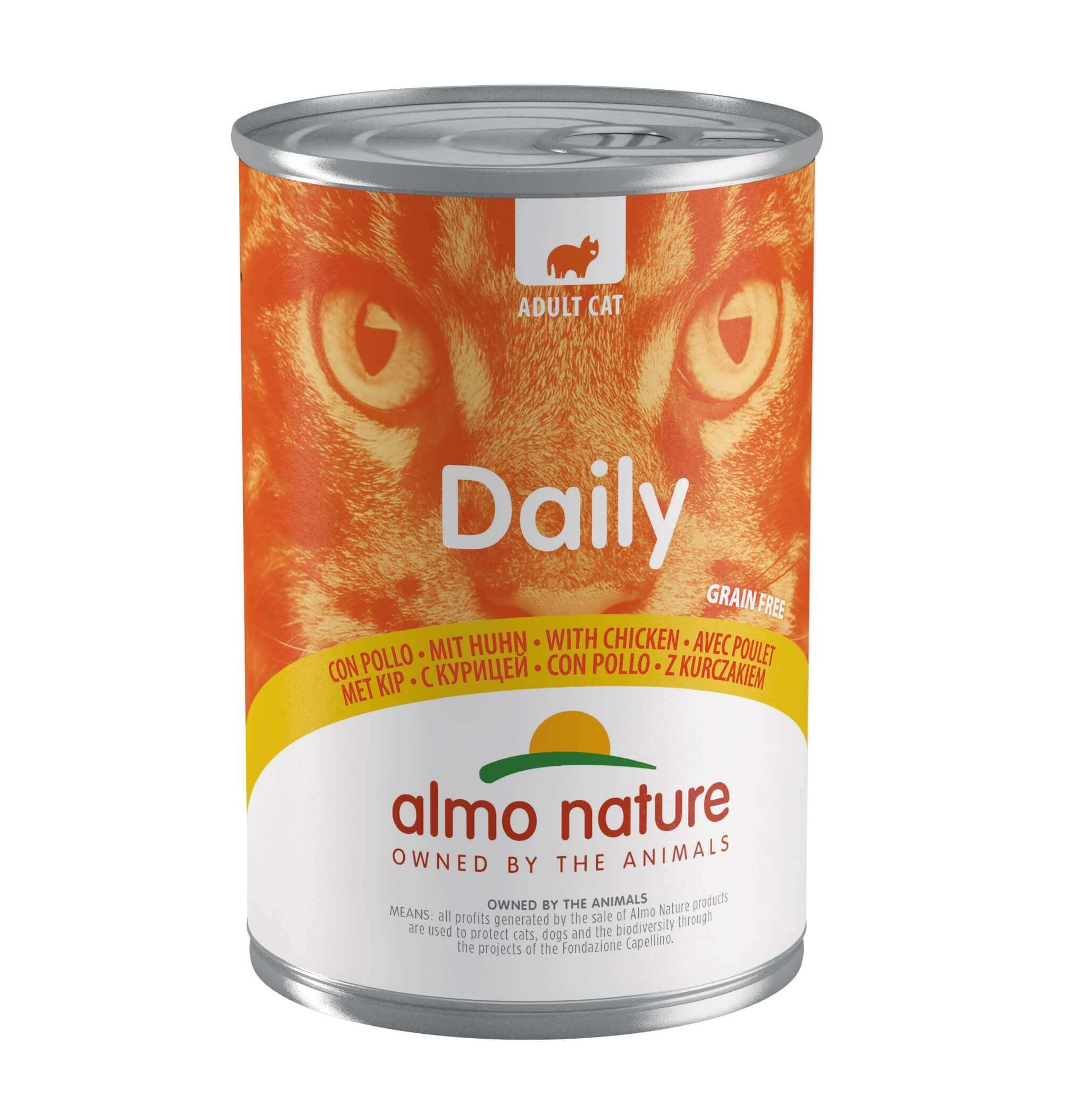 Almo Nature Daily au poulet pâtée pour chat (400 g)