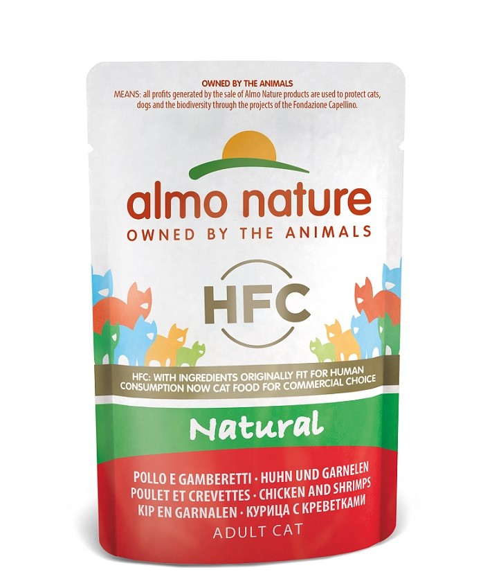 Almo Nature HFC Natural poulet avec crevettes pâtée pour chat (55 g)