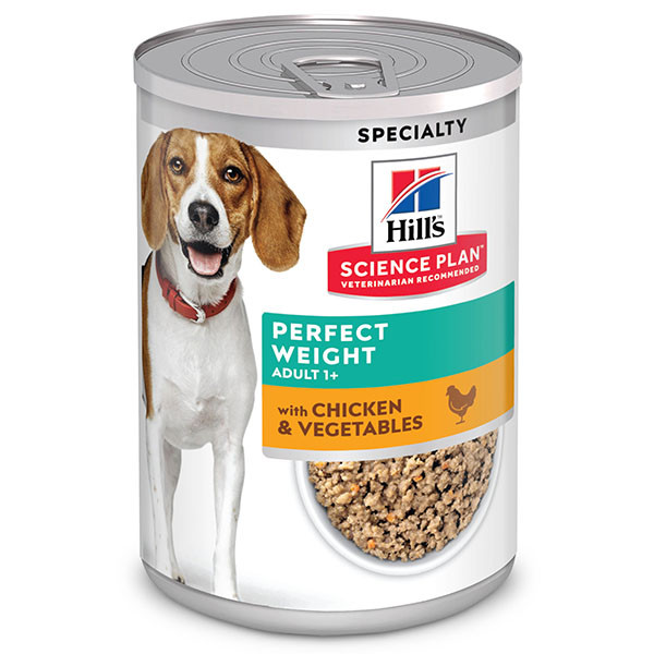 Hill's Adult Perfect Weight pâtée pour chien (boîte 363g)