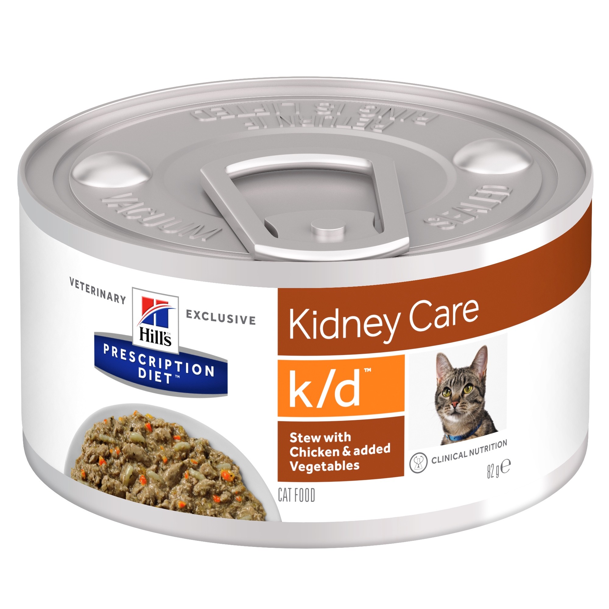 Hill's Prescription Diet K/d Stoofpotje kip & groenten kattenvoer 82g