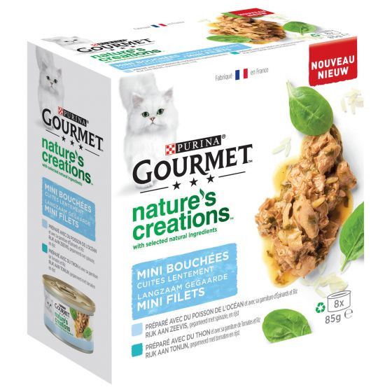 Gourmet Nature's Creations Zeevis kattenvoer