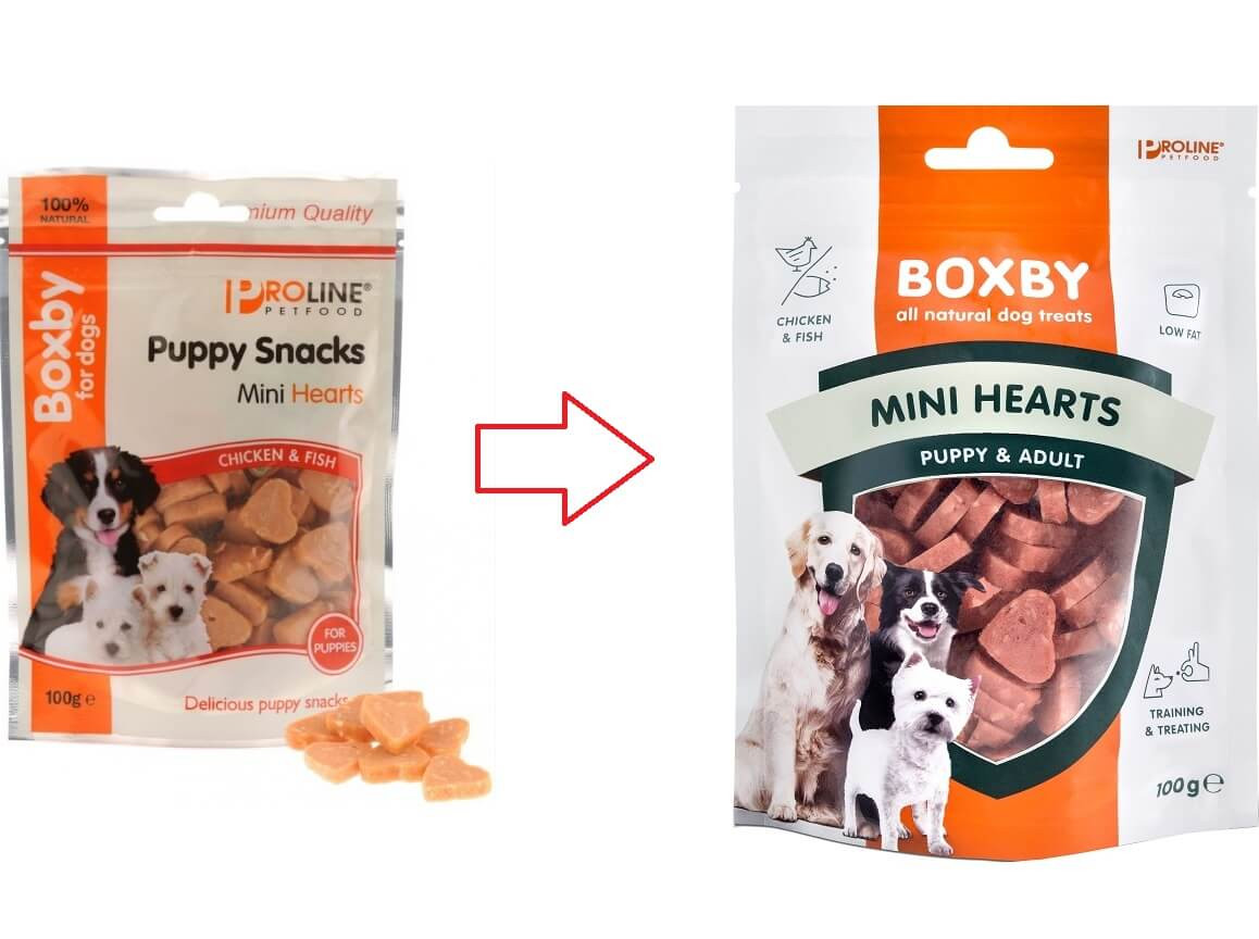 Boxby Mini Hearts Hundesnack