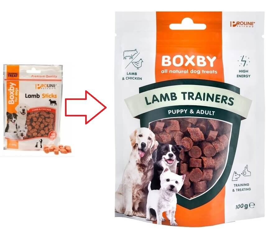 Boxby Lamb Trainers - friandises pour chien à l'agneau