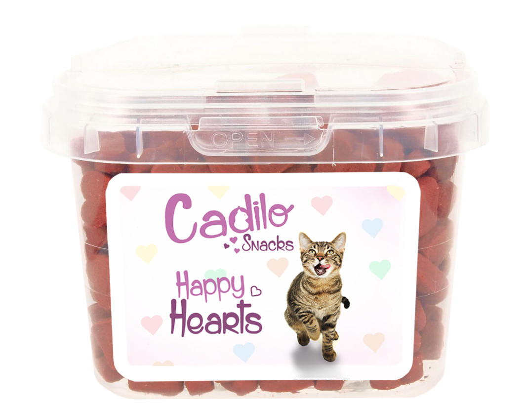 [b] Cadilo Cat Snacks Zalmhartjes 140 gram [/b]