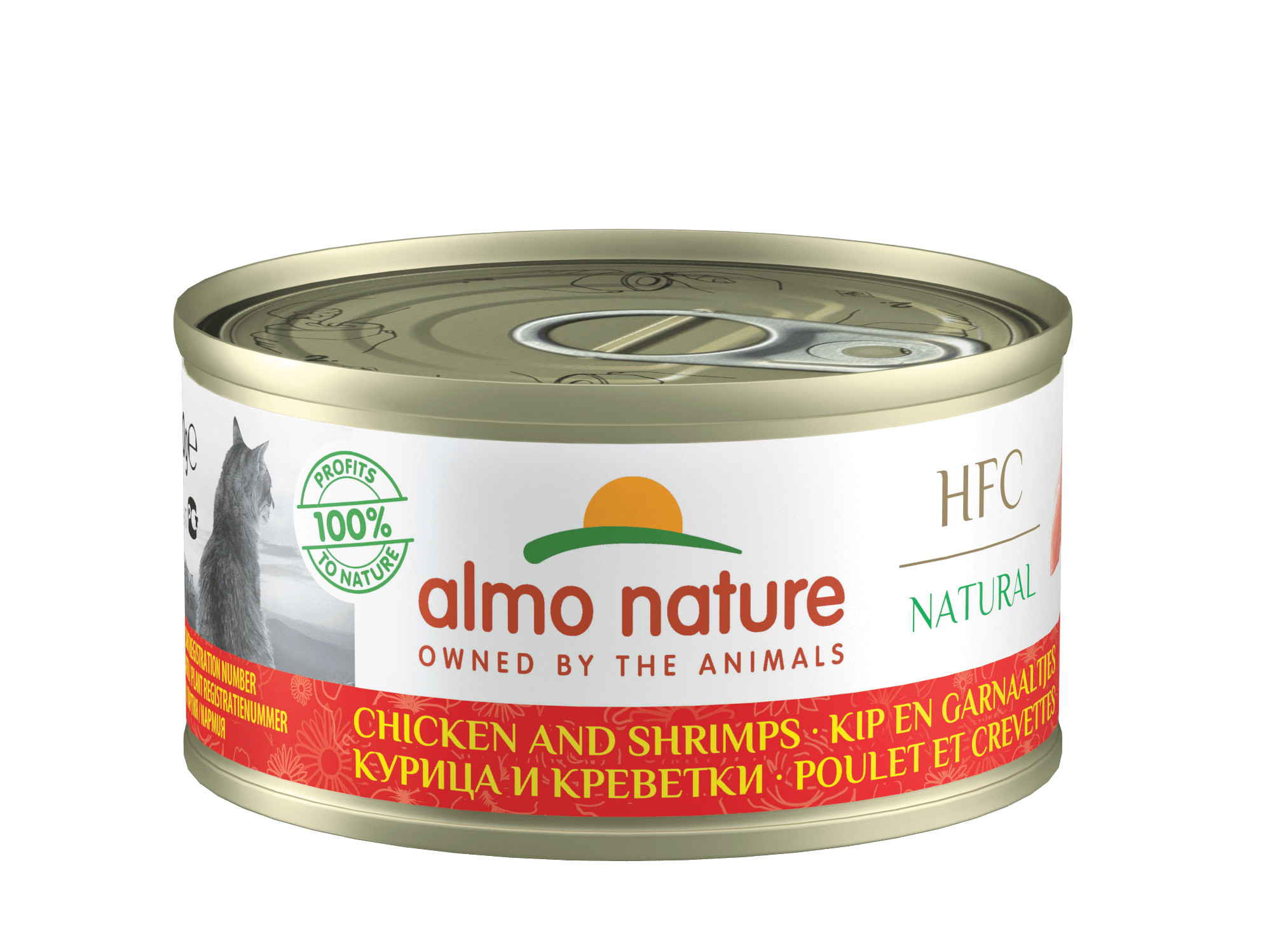 Almo Nature Poulet et Crevettes pour chat