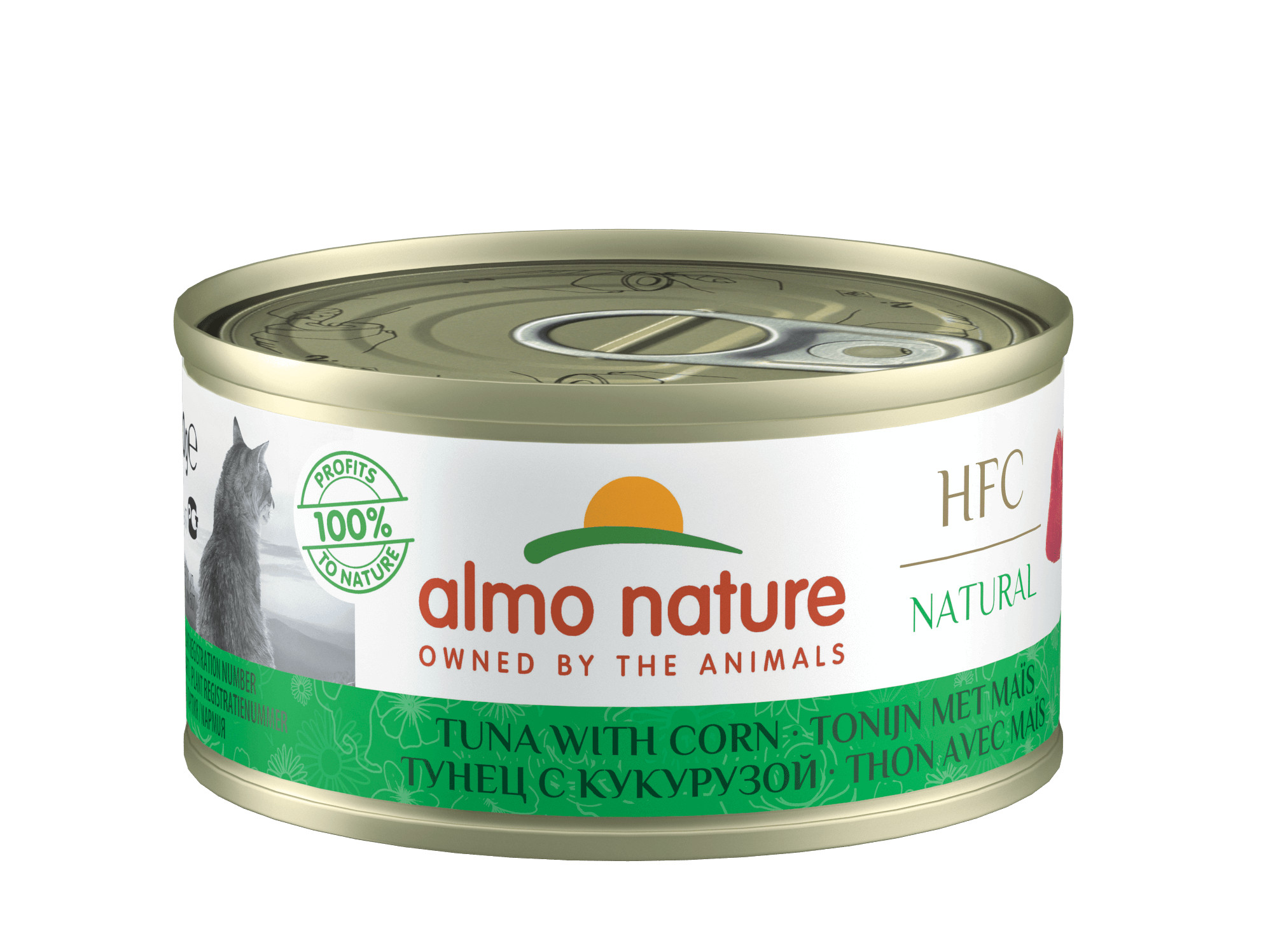 Almo Nature HFC Natural thon et maïs pour chat