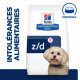 Hill's Prescription Z/D Mini Food Sensitivities pour chien