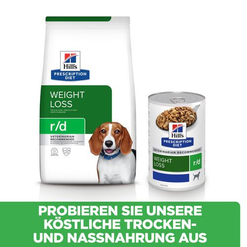 Hills Prescription R/D Weight Reduction Hundefutter