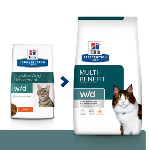 Hill's Prescription W/D Digestive Weight Management Katzenfutter