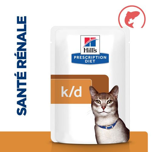 Hill’s Prescription Diet Féline Chat K/D, poulet