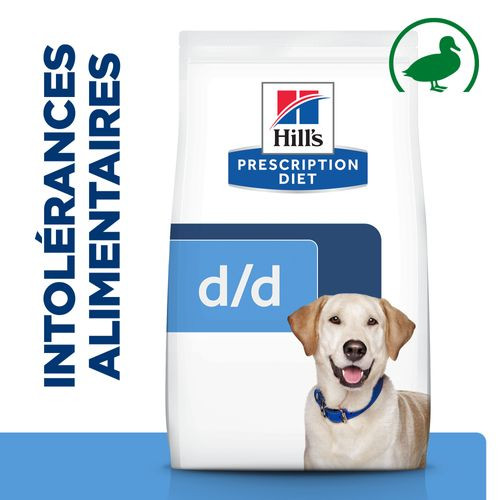 Hill's Prescription Diet D/D Food Sensitivities au canard & riz pour chien