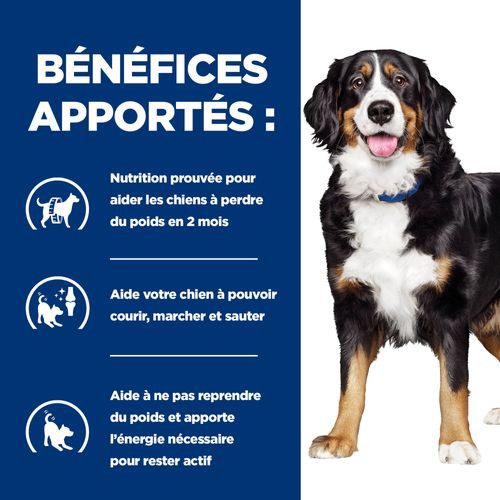 Hill's Prescription Metabolic+Mobility Weight+Joint au poulet pour chien