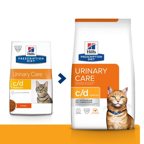 Hill's Prescription Diet Feline Chat C/D Multicare, poulet