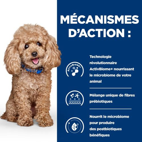 Hill’s Prescription Diet Gastrointestinal Biome Mini au poulet pour chien