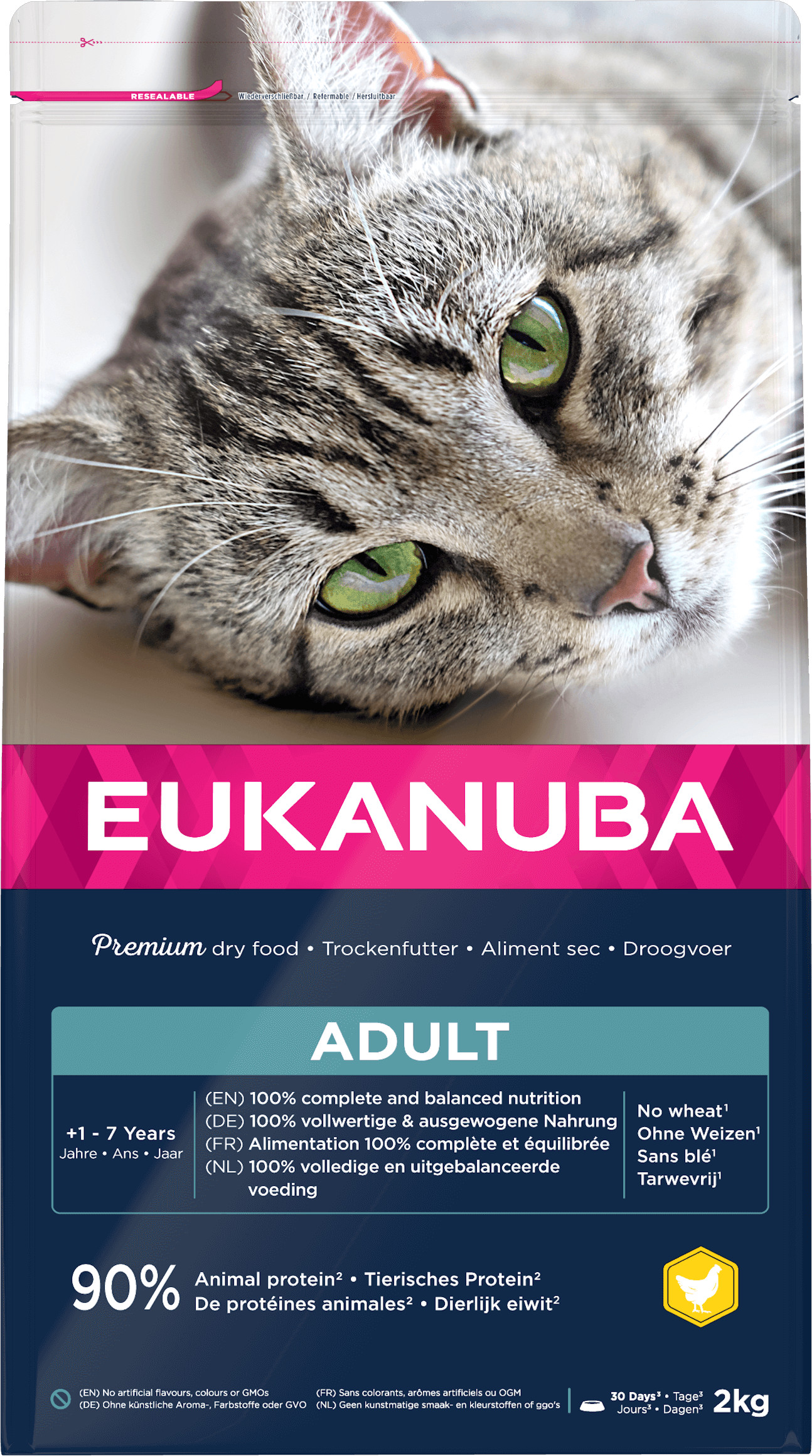 Eukanuba Adult au poulet pour chat