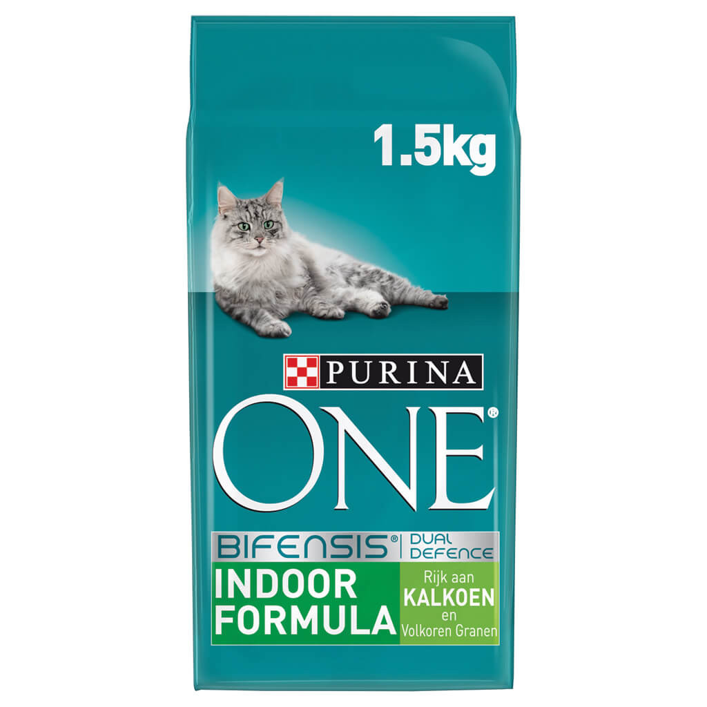 Purina One Indoor Kalkoen kattenvoer