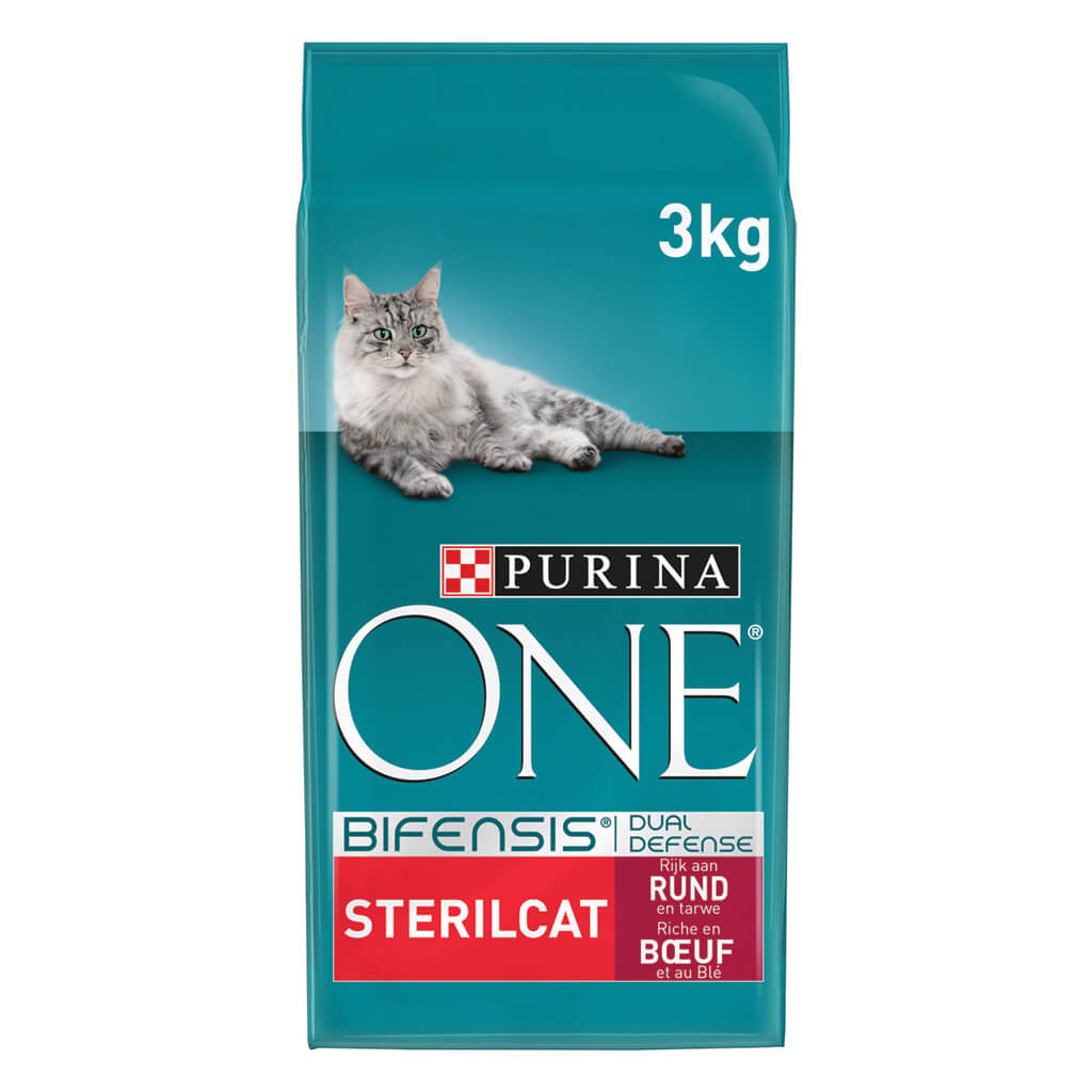 Purina One Sterilcat Rund en Tarwe kattenvoer