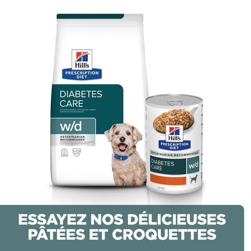 Hill's Prescription Diet W/D Diabetes au poulet pour chien