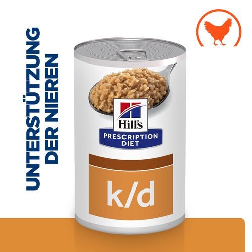 Hill's Prescription Diet K/D Kidney Care Hundefutter mit Huhn (Dose)