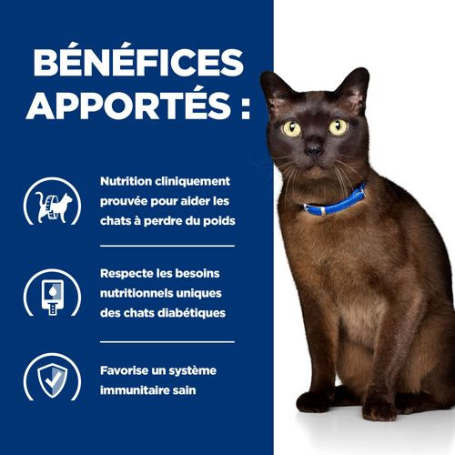 Hill's Prescription Diet M/D Diabetes au poulet pour chat