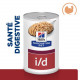 Hill's Prescription Diet I/D Digestive pâtée à la dinde pour chien (boîte)