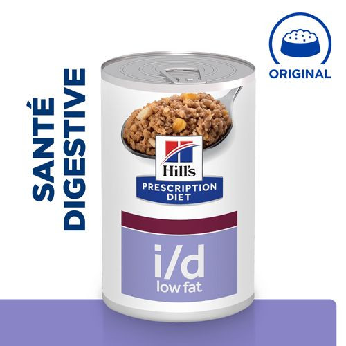 Hill's Prescription I/D Low Fat Digestive Original pâtée pour chien boîte