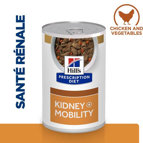 Hill’s Prescription Diet K/D + Mobility Stoofpotje 354 g blik hondenvoer