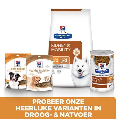 Hill’s Prescription Diet K/D + Mobility Stoofpotje 354 g blik hondenvoer