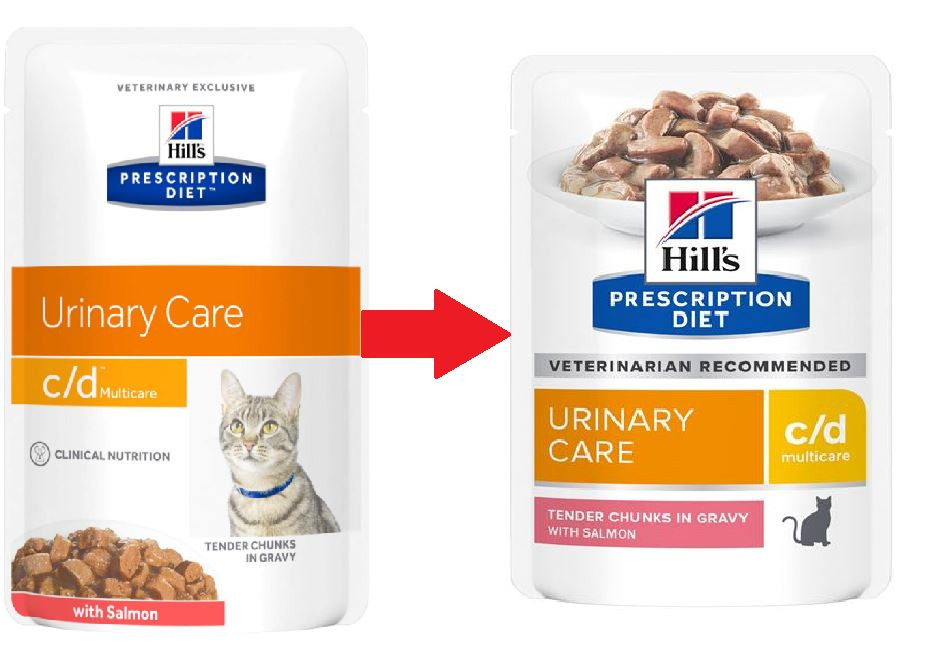 Hill's Prescription Diet Feline C/D Saumon ds.12