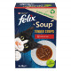 Felix Suppe Tender Strips mit Rind / Huhn / Lamm Katzensuppe (6 x 48 g)