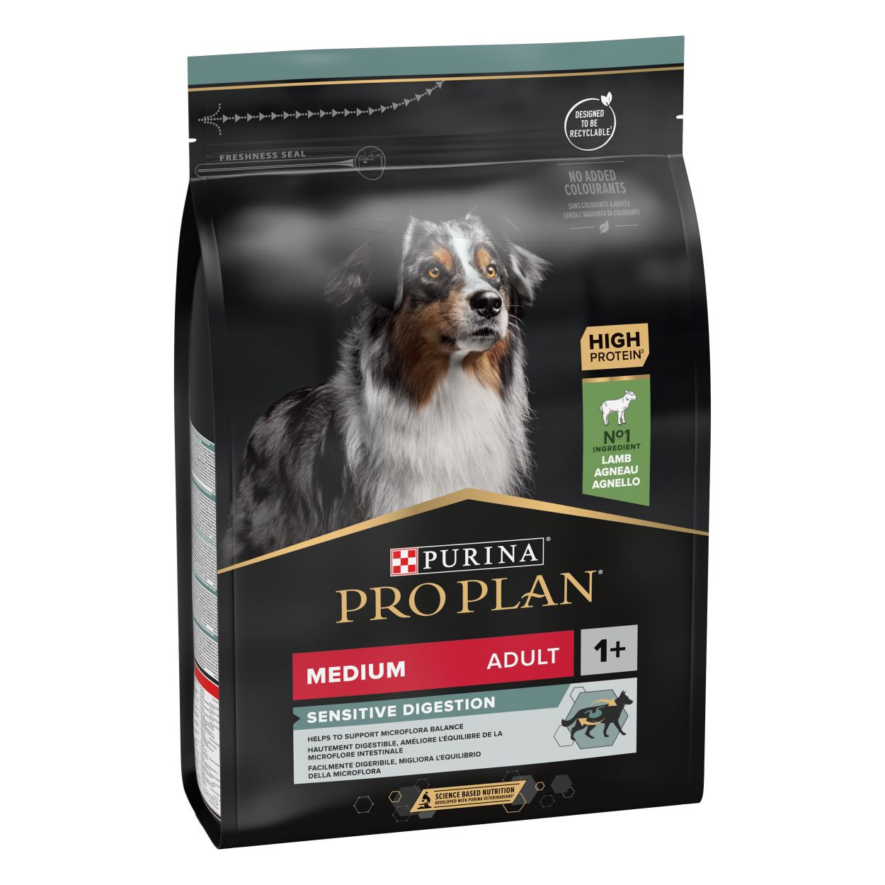 Pro Plan Medium Adult Sensitive Digestion à l'agneau pour chien