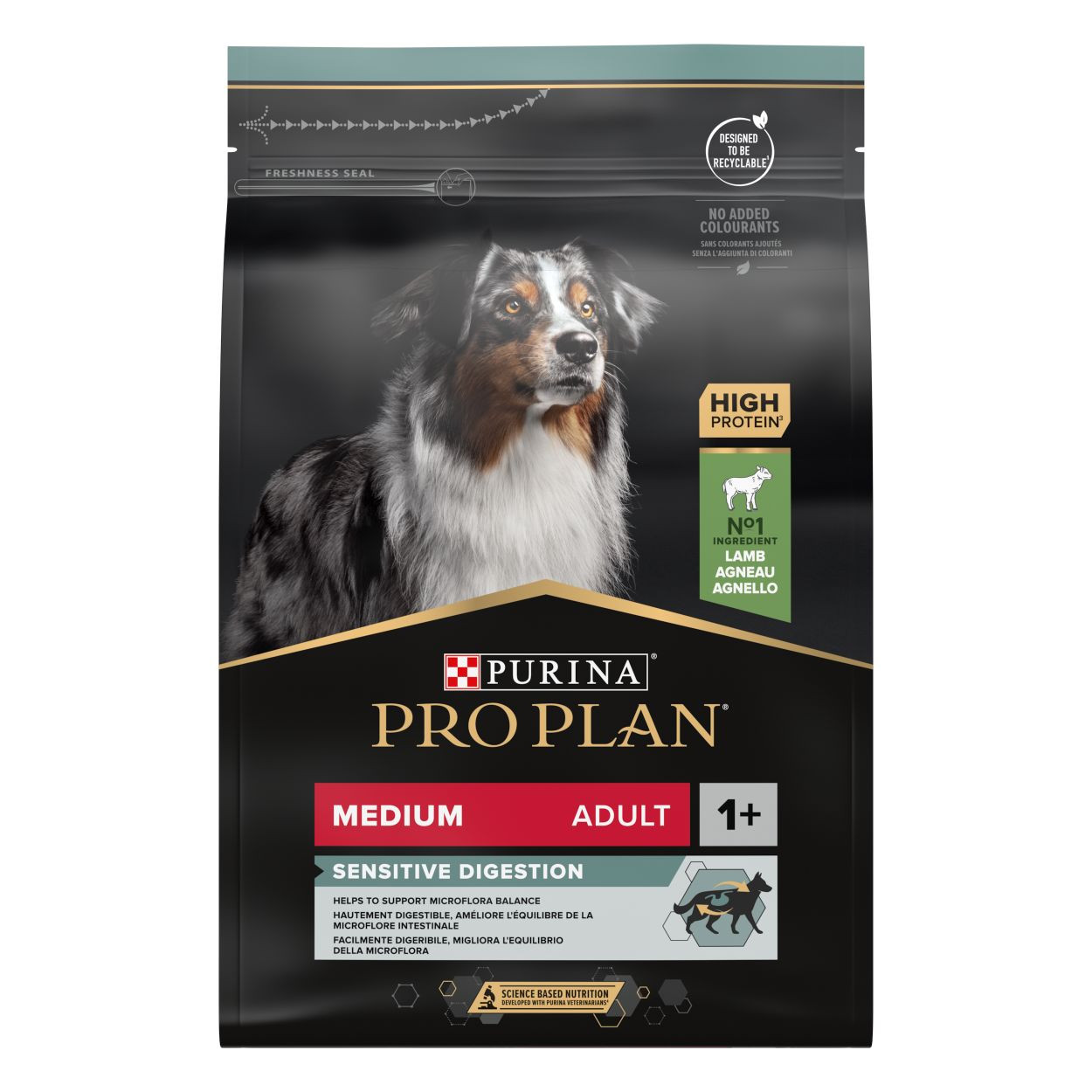 Pro Plan Medium Adult Sensitive Digestion mit Lamm Hundefutter