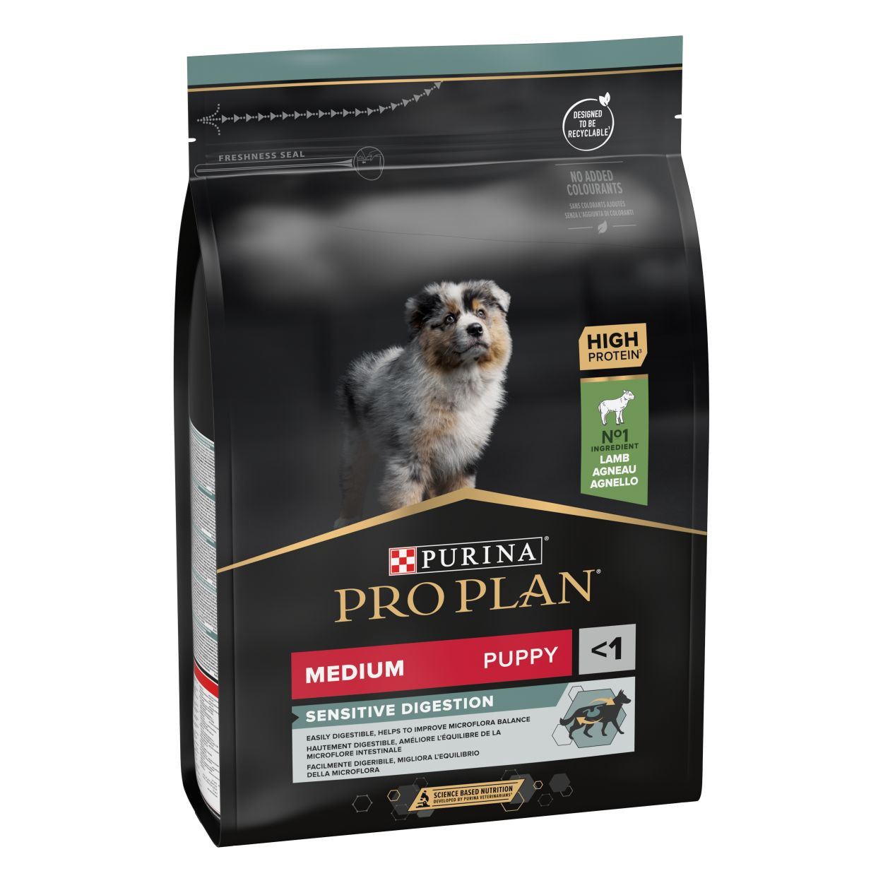 Pro Plan Medium Sensitive Digestion Puppy à l'agneau pour chiot