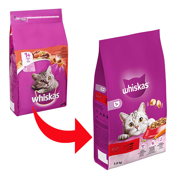 Whiskas Adult 1+ au boeuf pour chat