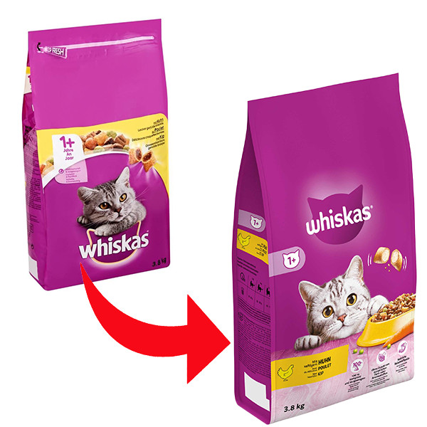 Whiskas Adult 1+ au poulet pour chat