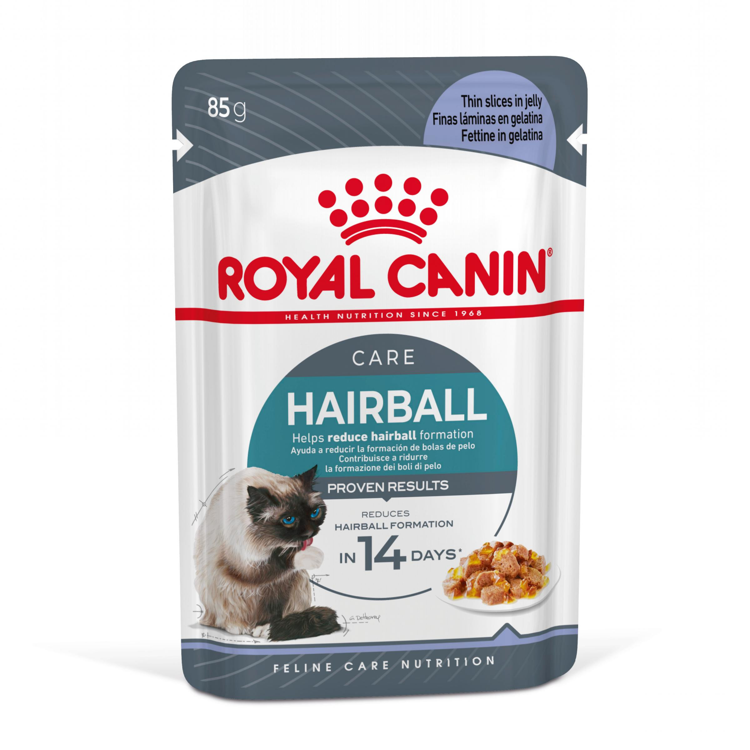 Royal Canin Hairball Care in gelei natvoer kat (85 g)