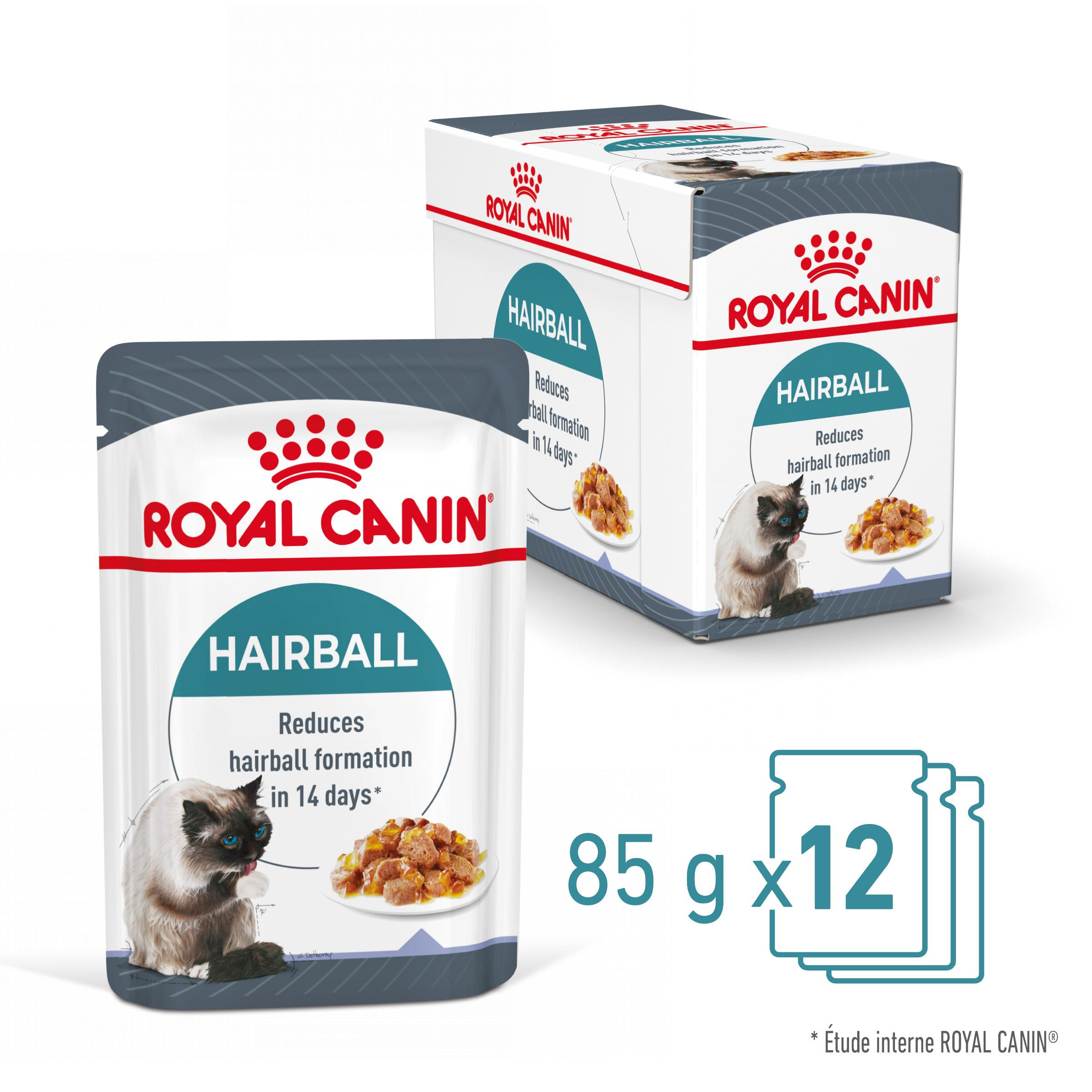 Royal Canin Hairball Care in gelei natvoer kat (85 g)