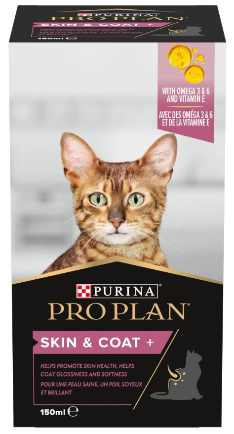 Purina Pro Plan Skin & Coat supplement voor katten (olie 150 ml)