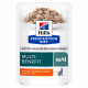 Hill's Prescription Diet W/D Multi-Benefit pâtée au poulet en sachet pour chat