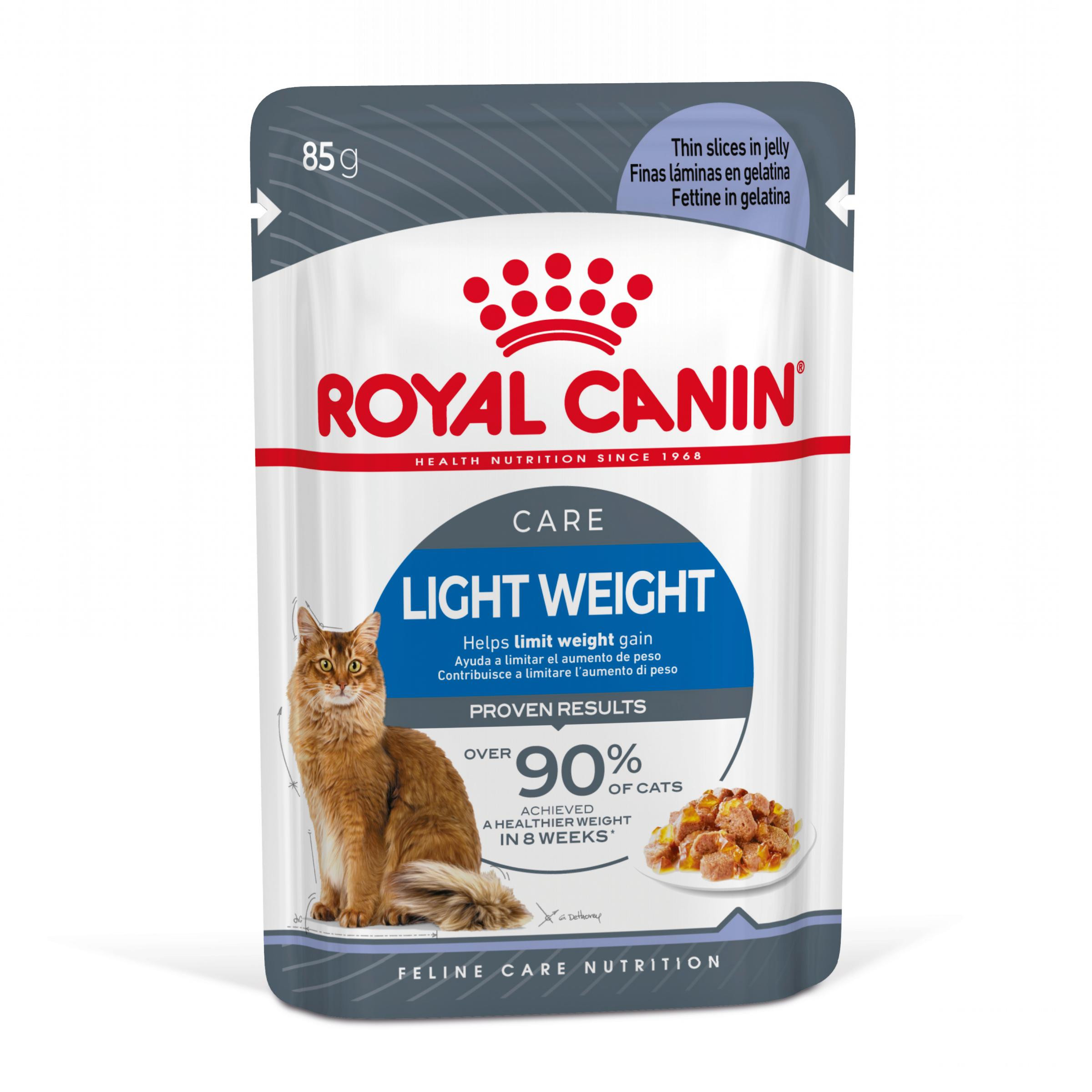 Royal Canin Ultra Light in jelly natvoer kat (85 g)