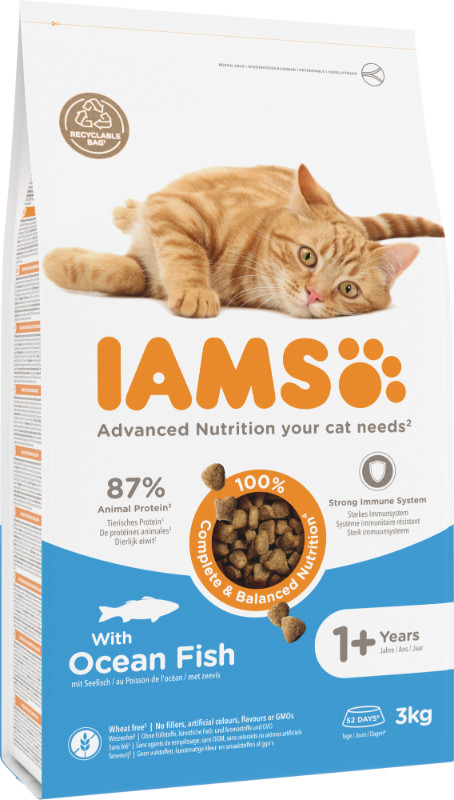 Iams For Vitality Adult Vis kattenvoer