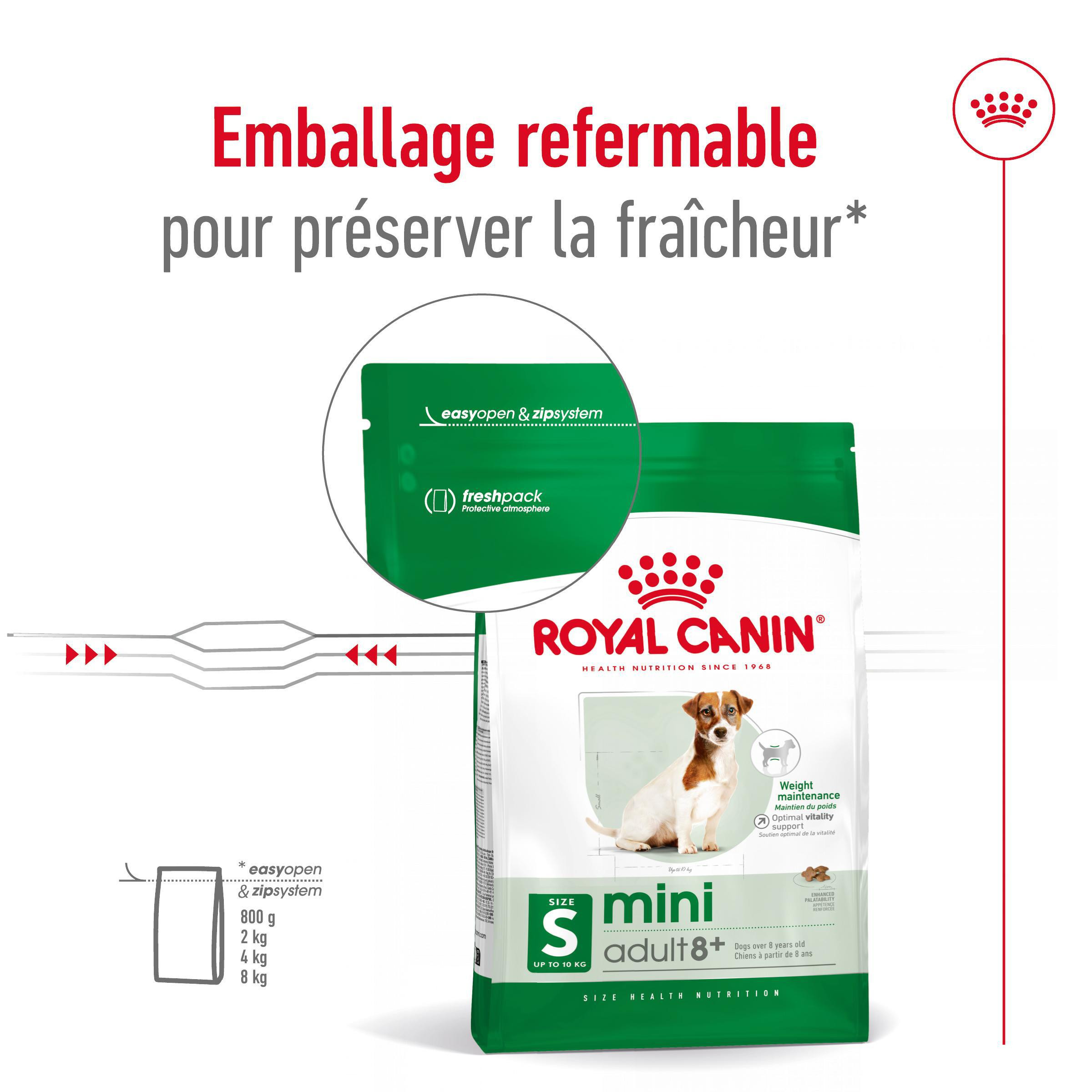 Royal Canin Mini Adult 8+ pour chien