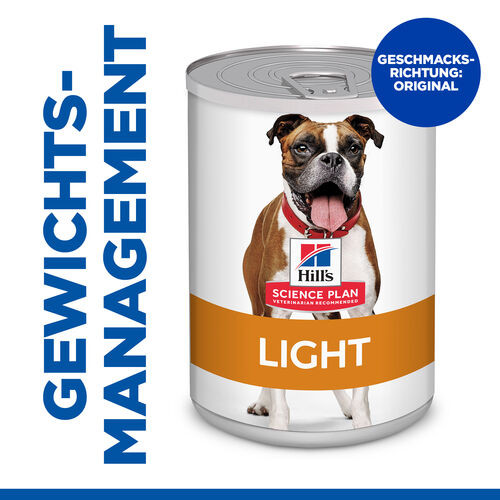 Hill's Science Plan Adult Light Hundefutter (Dose 370g)